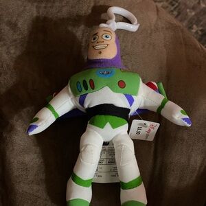 Disney Buzz Lightyear Plush - Green, White & Purple